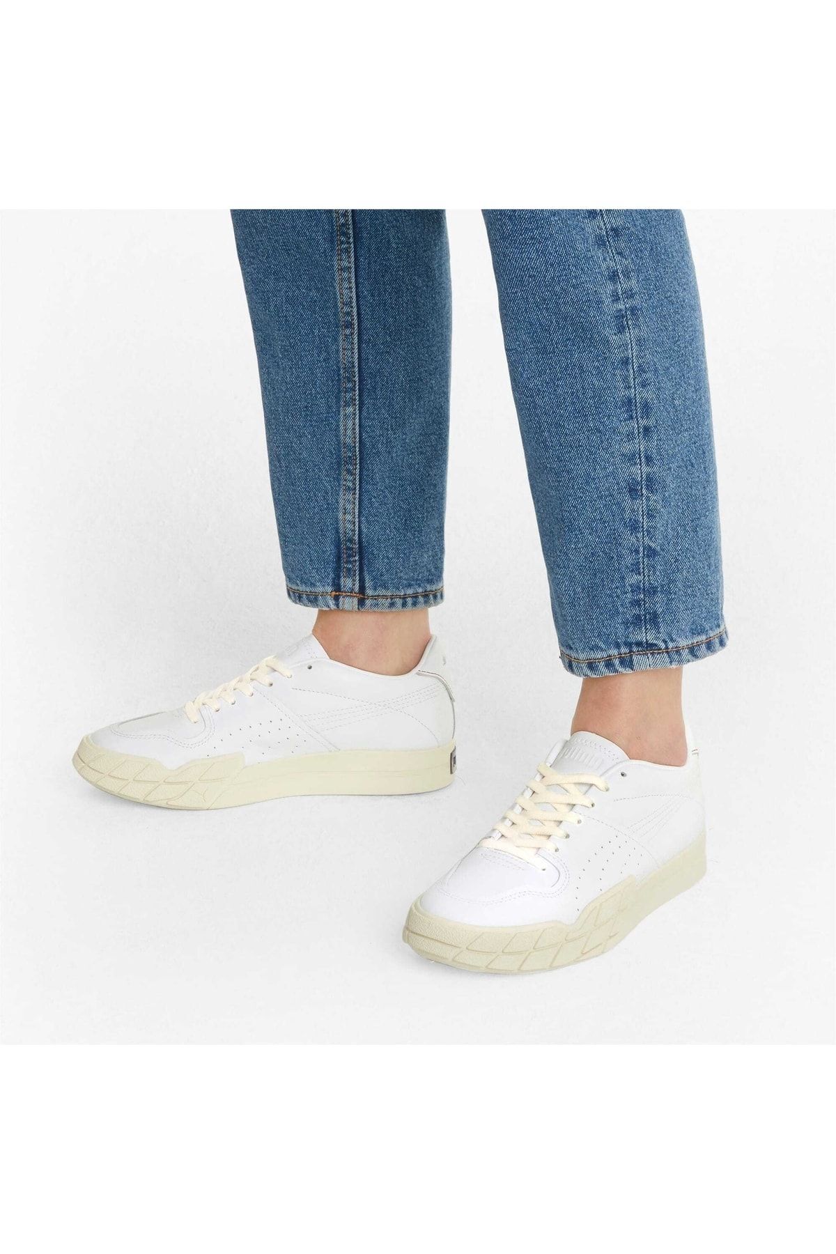 Mor - ERIS Fantasy Kadın Ayakkabı Puma White-Whisper White - 38