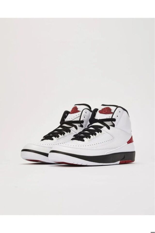 Air Jordan 2 Retro Özel Seri Basketbol Ayakkabısı Dx4400-106 YARIM NUMARA BÜYÜK  ALMANIZ ÖNERİLİR BEYAZ-KIRMIZI - 40,5