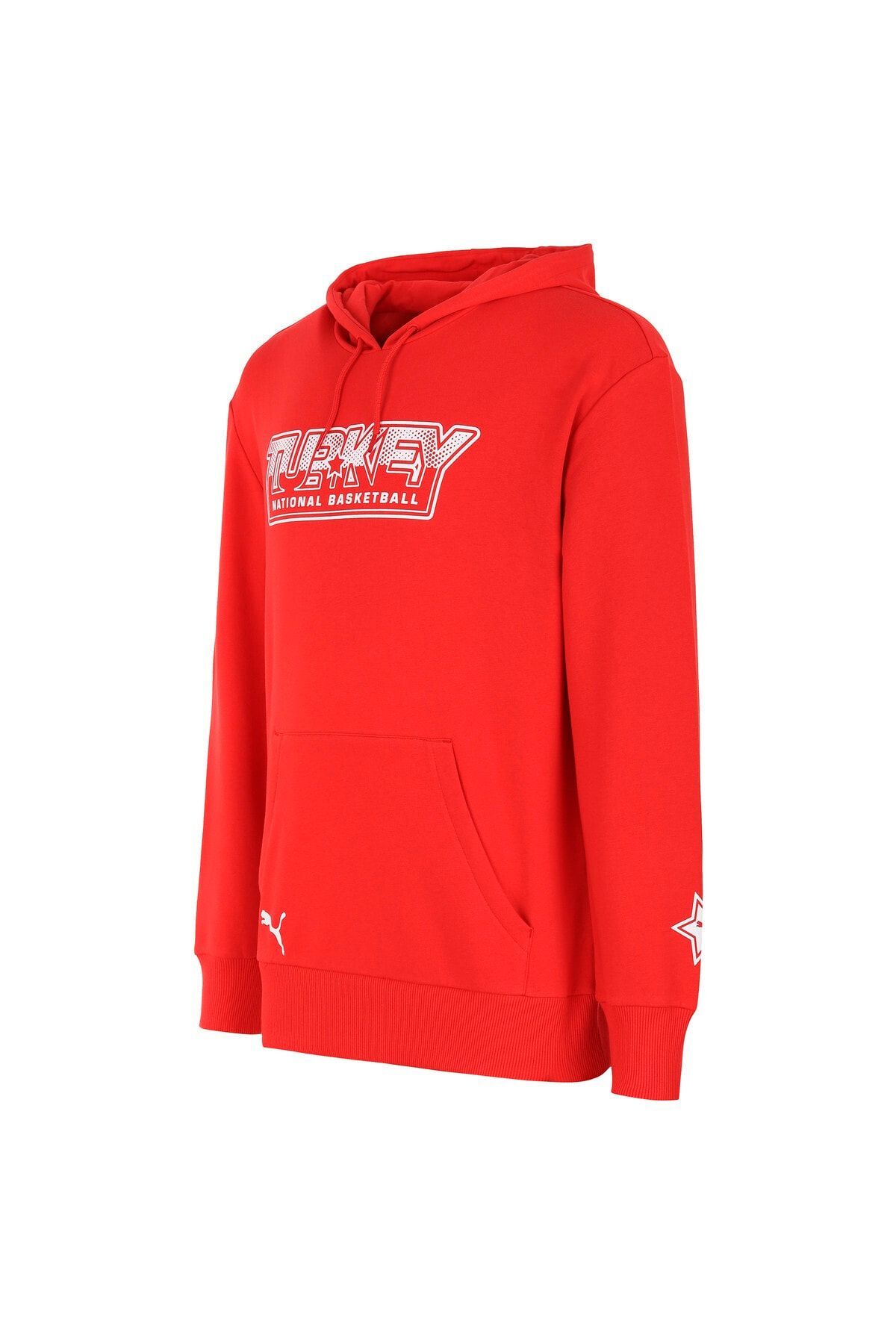Türkiye Basketbol Milli Takım Fan Kapüşonlu Sweatshirt Puma Red - M