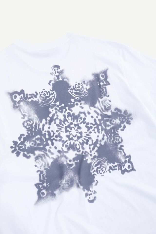 LB ESTERN PUNK LİMİTED COLLECTİON OVERSİZE T-SHİRT TEE BEYAZ-MAVİ - L