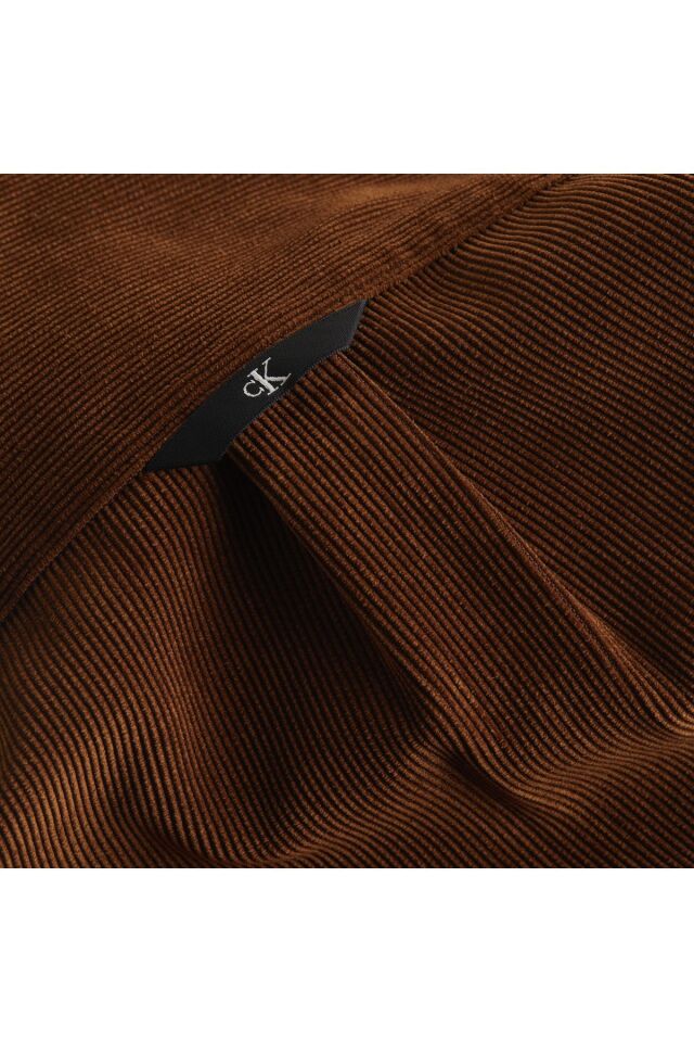 REG FIT CORDUROY SHIRT GQM Fudge Brown - M