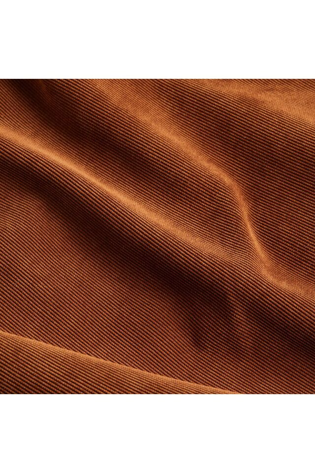 REG FIT CORDUROY SHIRT GQM Fudge Brown - M