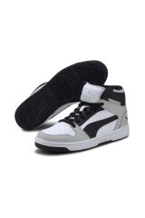 REBOUND LAYUP SL Beyaz Erkek Sneaker Ayakkabı 101119238 Puma White-Puma Black-Gray - 43