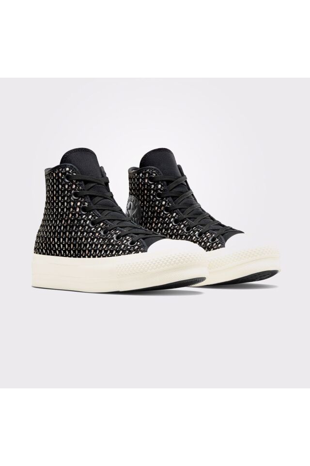 Chuck Taylor All Star Lift Kadın Siyah Platform Sneaker
