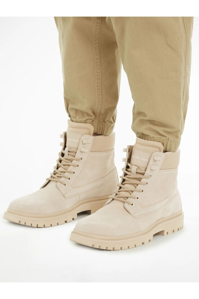 Eva Mid Laceup Boot Suede Erkek  Bot Krem - 41