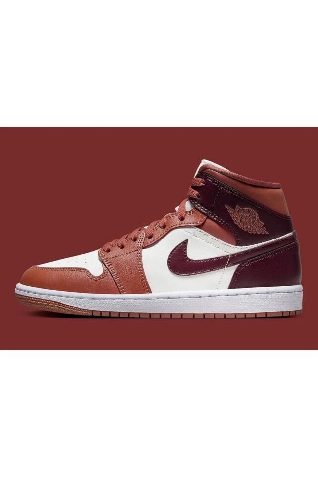 Jordan Air 1 Mid Bordo - 40,5