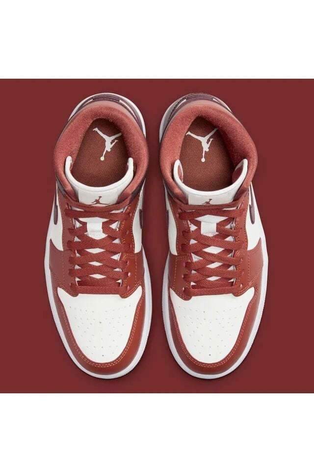 Jordan Air 1 Mid Bordo - 40,5