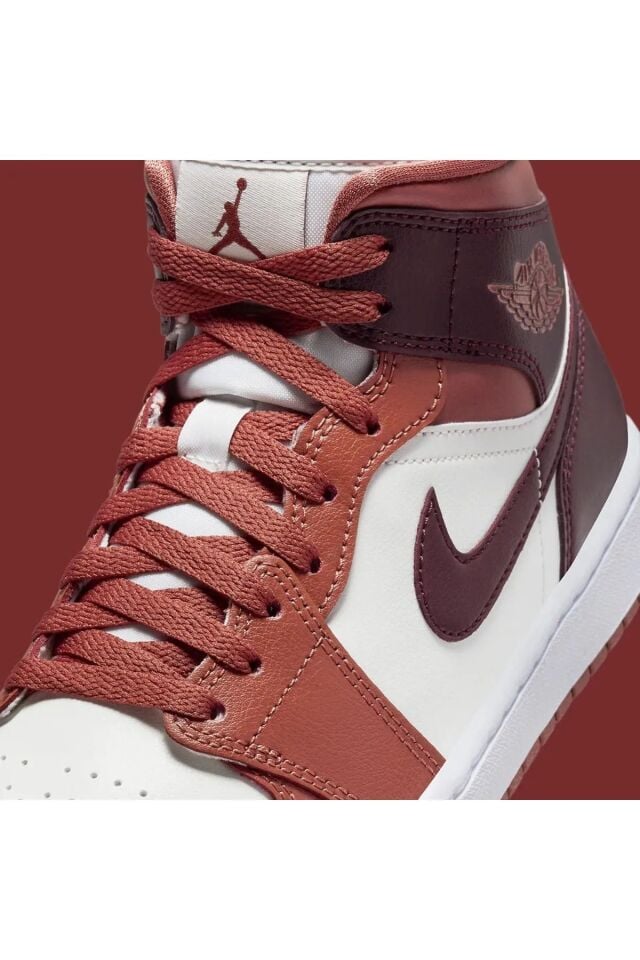 Jordan Air 1 Mid Bordo - 40,5