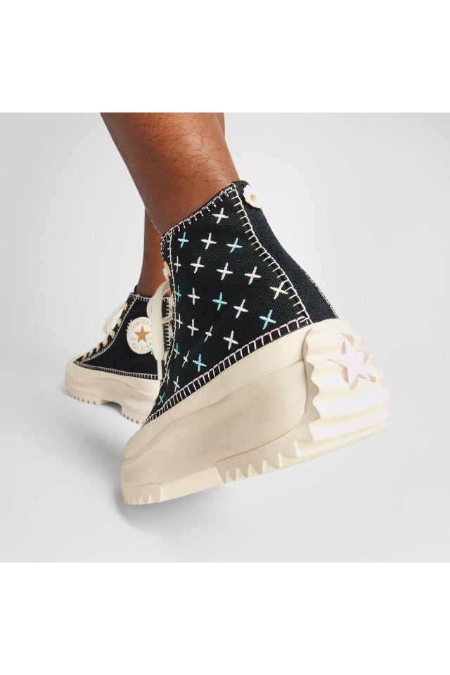 Run Star Hike Unisex Siyah Platform Sneaker Siyah - 39