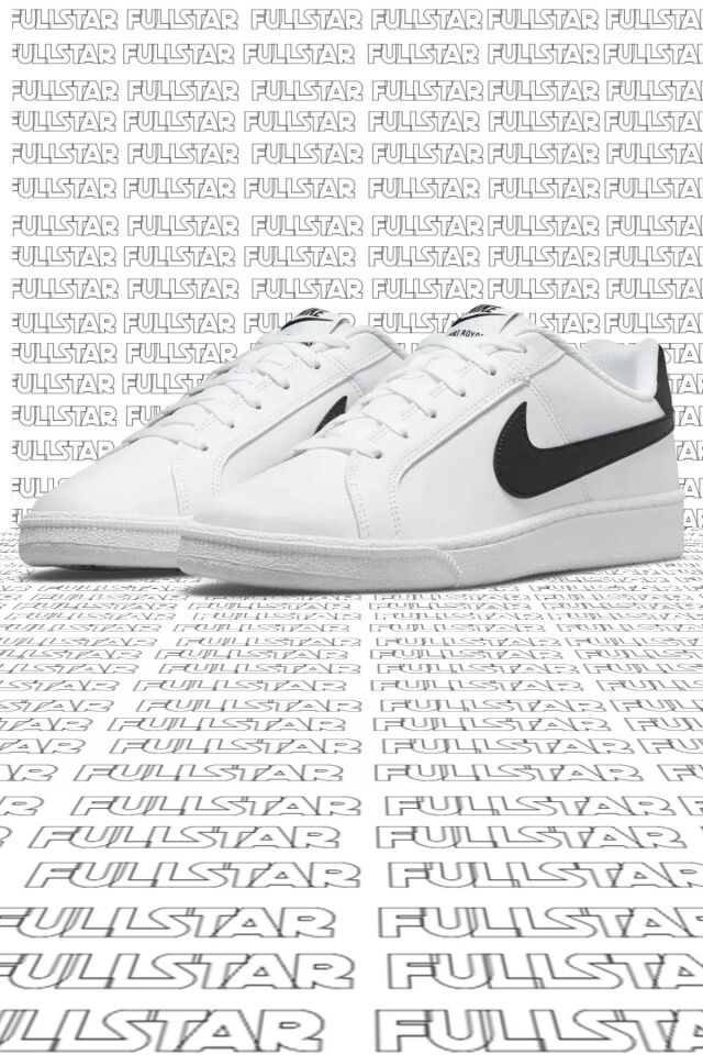 Court Royale Unisex Leather Sneaker Hakiki Deri Günlük Spor Ayakkabı Beyaz