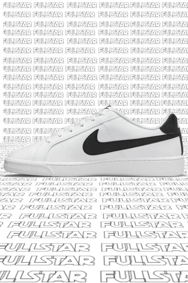 Court Royale Unisex Leather Sneaker Hakiki Deri Günlük Spor Ayakkabı Beyaz Beyaz - 43