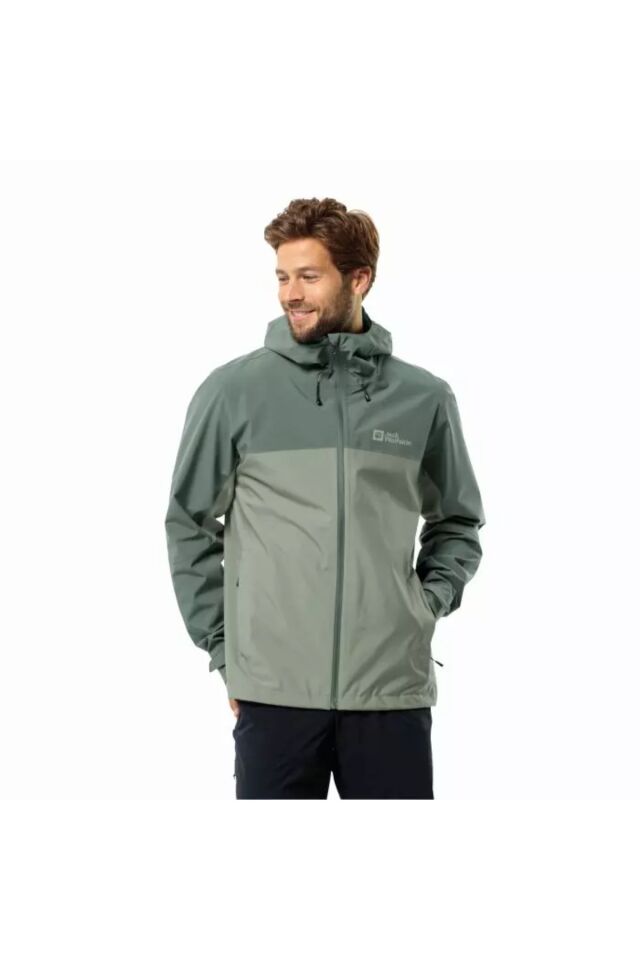 1115892_4137 Weıltal 2l Jkt M Outdoor Yağmurluk Yeşil