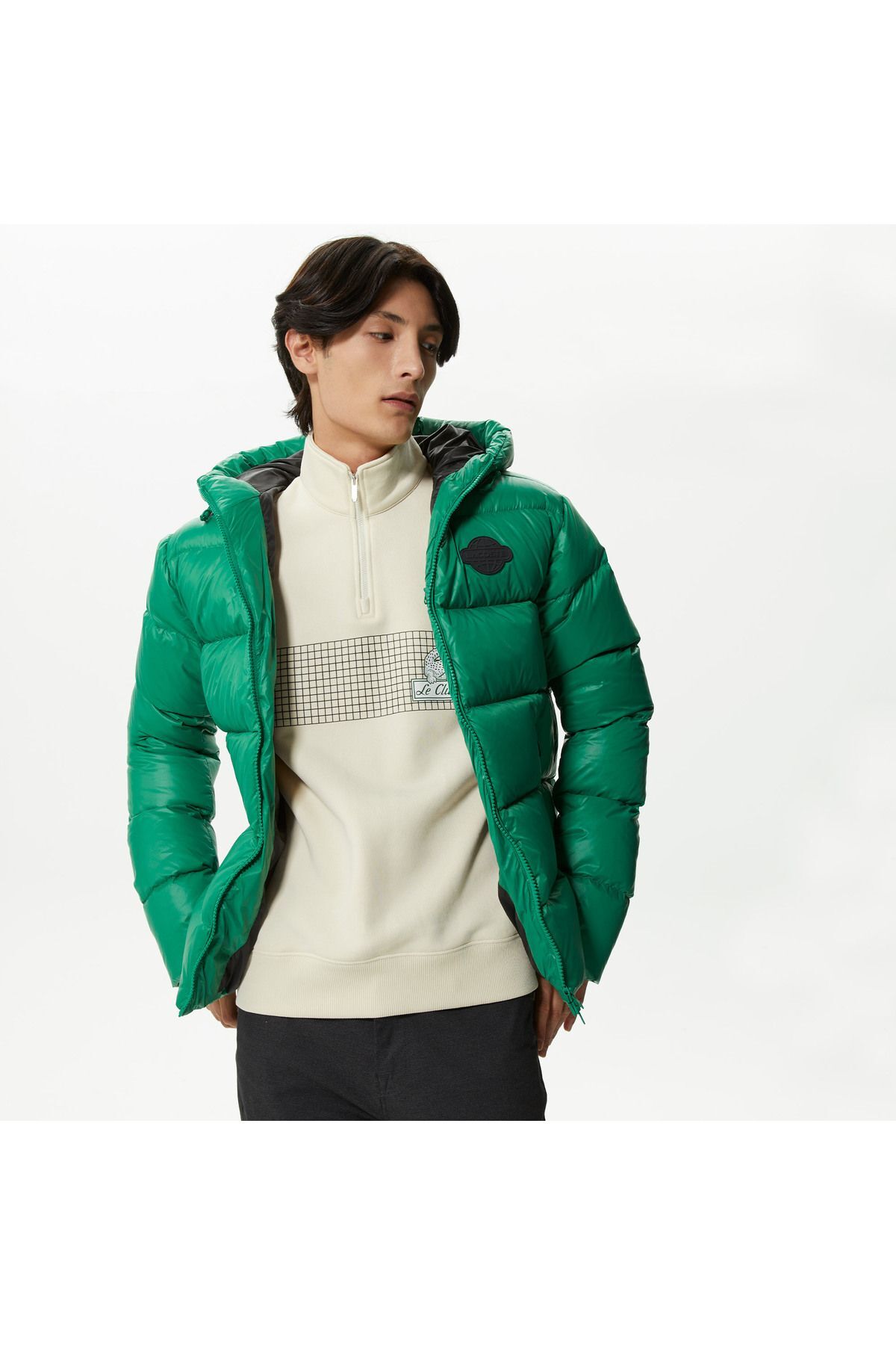 Erkek Yeşil Mont 17Y-Yeşil - 46