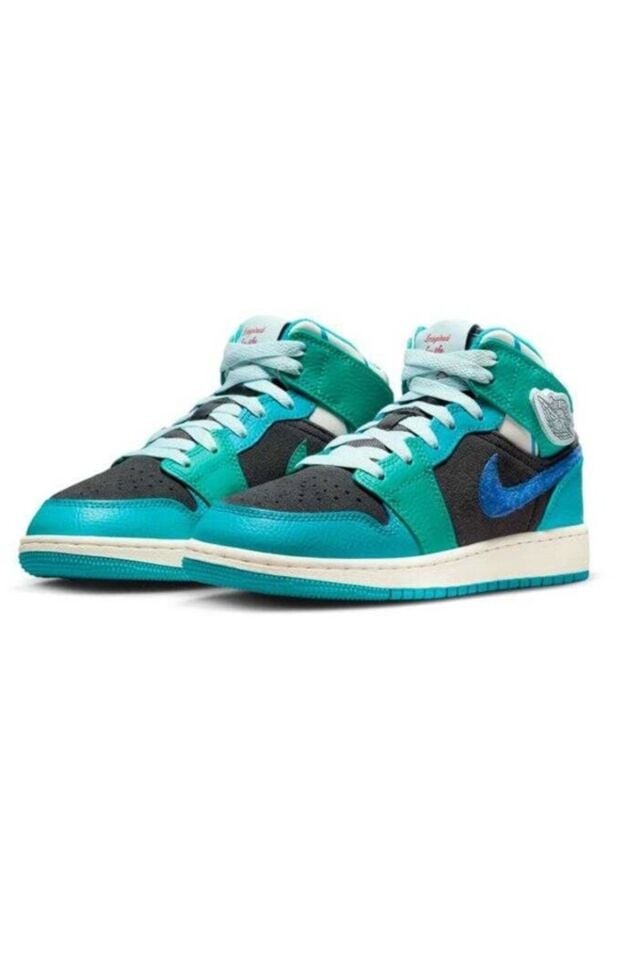 Air Jordan 1 Mid GS “Inspired by the Greatest Kadın Sneaker Ayakkabı