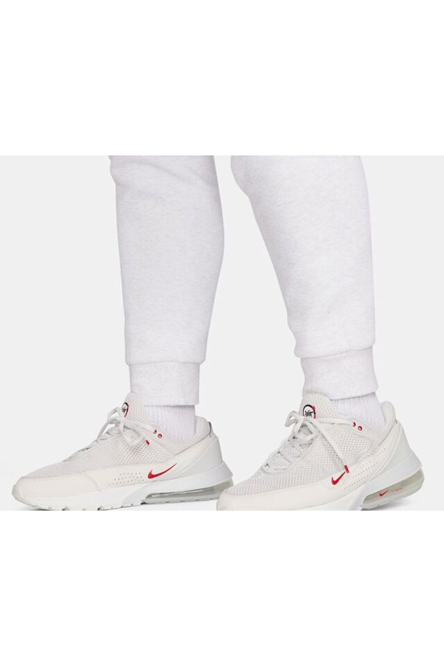 Erkek Günlük Eşofman Altı M Nk Tch Flc Jggr FB8002-051 Beyaz Beyaz - M