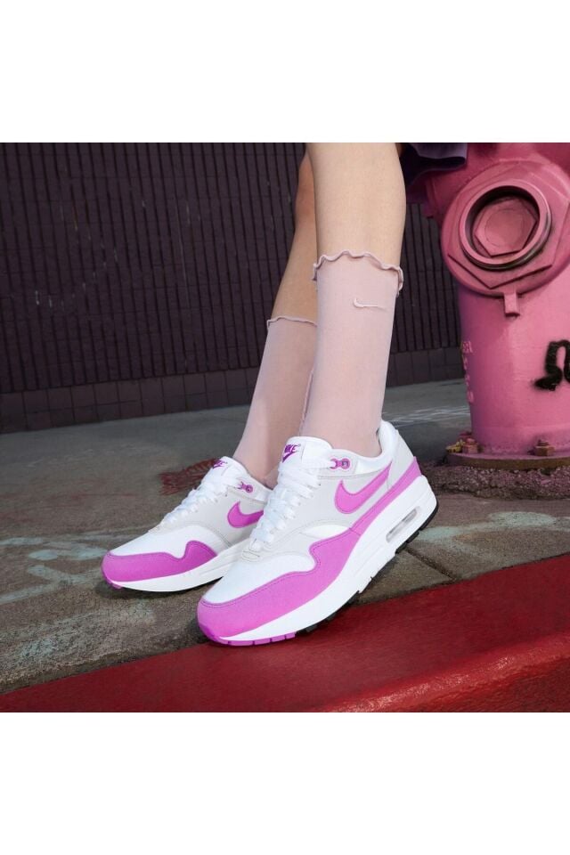 Air Max 1 Pink Sneaker Kadın Ayakkabı DZ2628-001 Görseldeki Renk - 37,5