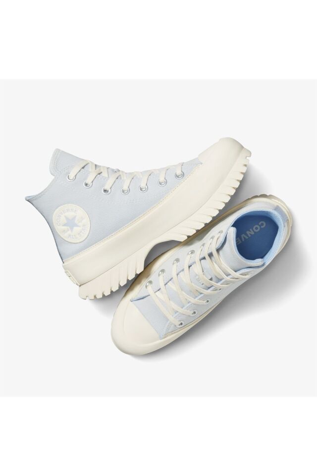 Chuck Taylor All Star Lugged 2.0 Platform Mixed Material Kadın Mavi Sneaker MAVİ - 39