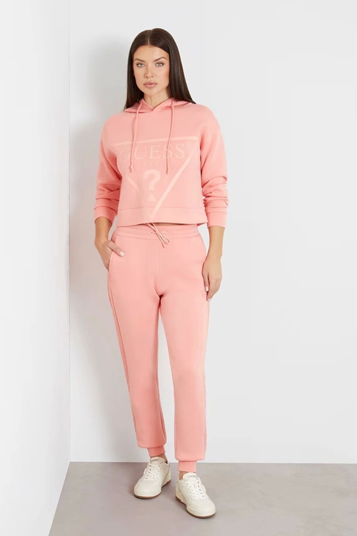 NEW ALISA HOODED SWE Pembe - XS