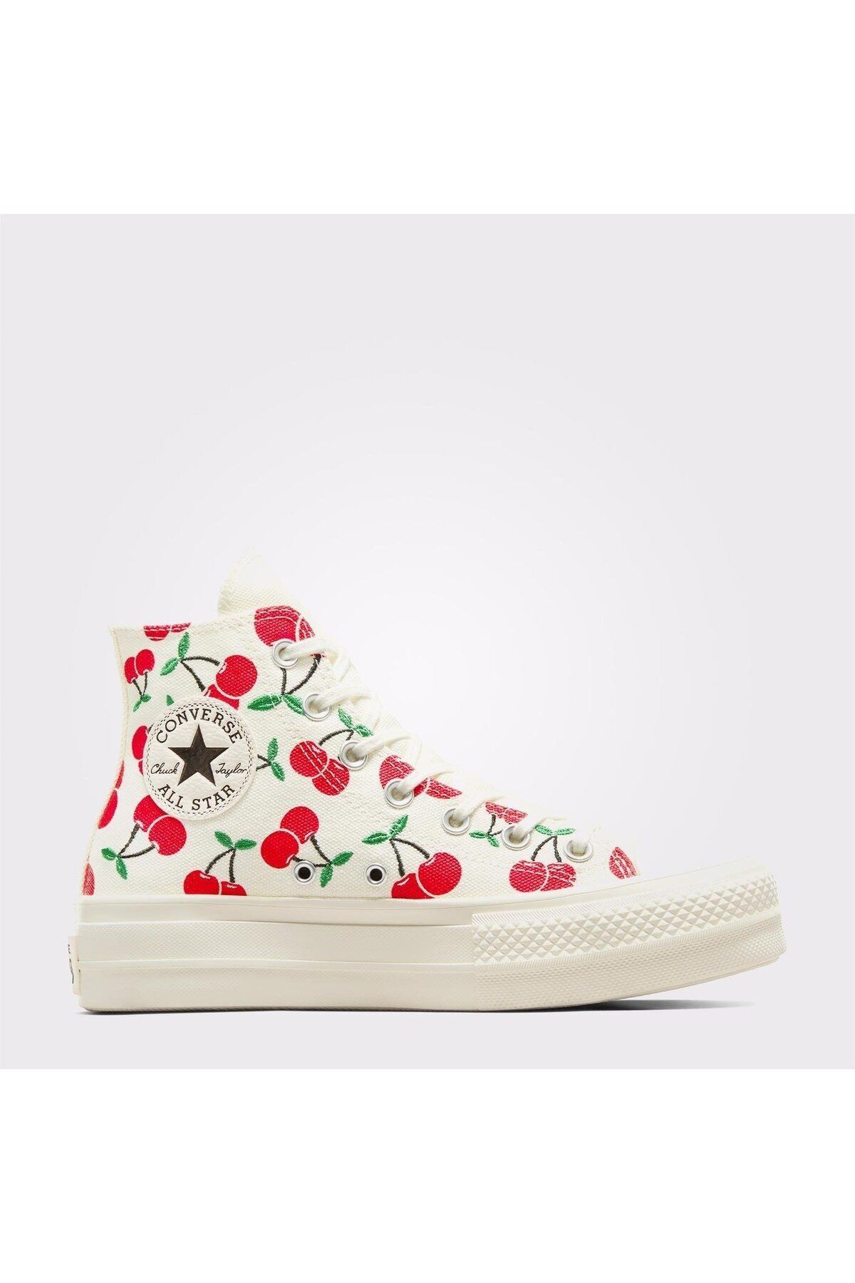 Chuck Taylor All Star Lift Platform Cherries Kadın Sneaker Krem - 37,5