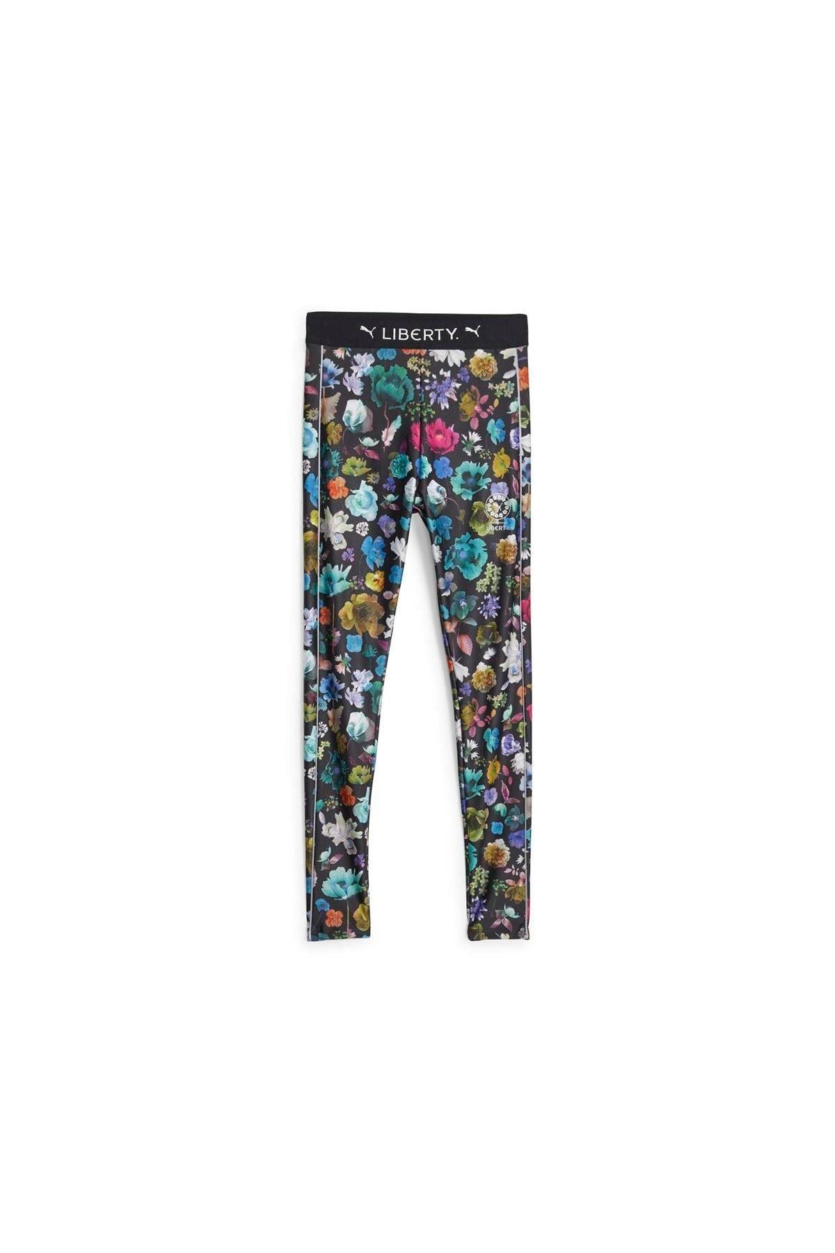 X Liberty Aop High Waist Leggings Kadın Tayt Karışık Renkli - L