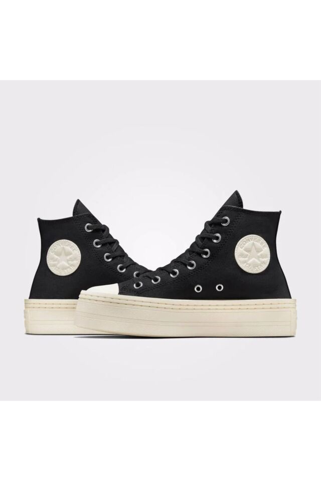 Chuck Taylor All Star Modern Lift Platform Canvas Kadın Sneaker Siyah - 38
