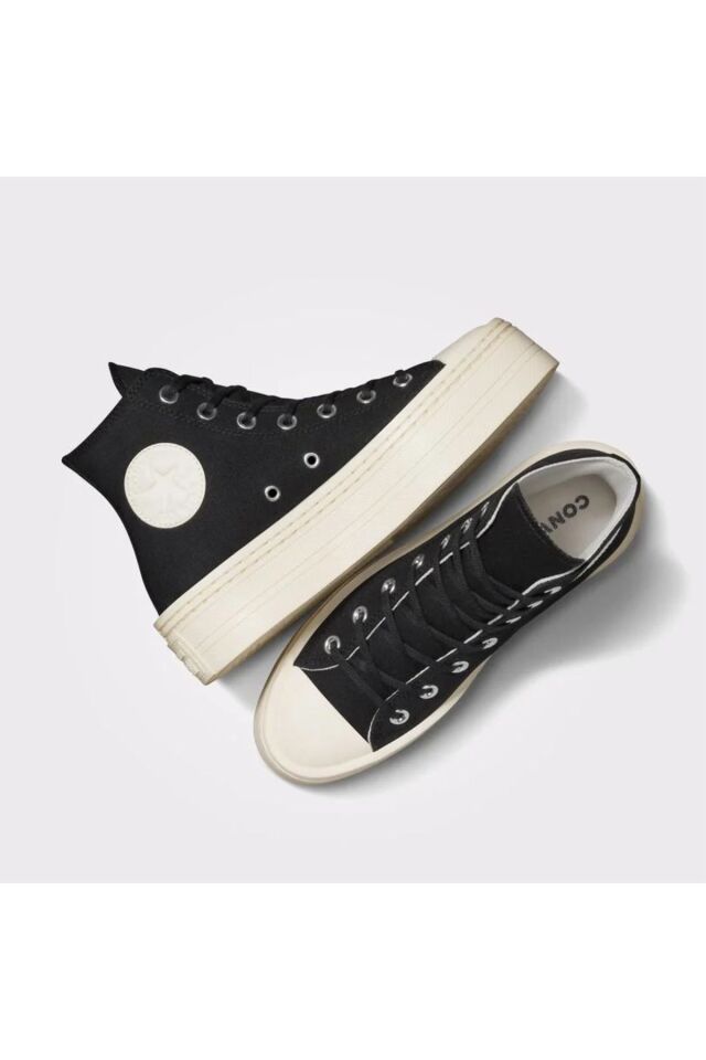 Chuck Taylor All Star Modern Lift Platform Canvas Kadın Sneaker Siyah - 38