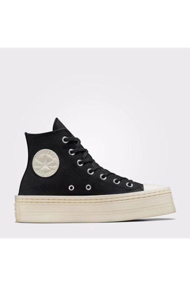 Chuck Taylor All Star Modern Lift Platform Canvas Kadın Sneaker Siyah - 38