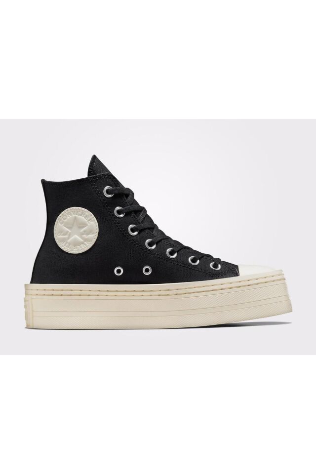 Chuck Taylor All Star Modern Lift Platform Canvas Kadın Sneaker Siyah - 38