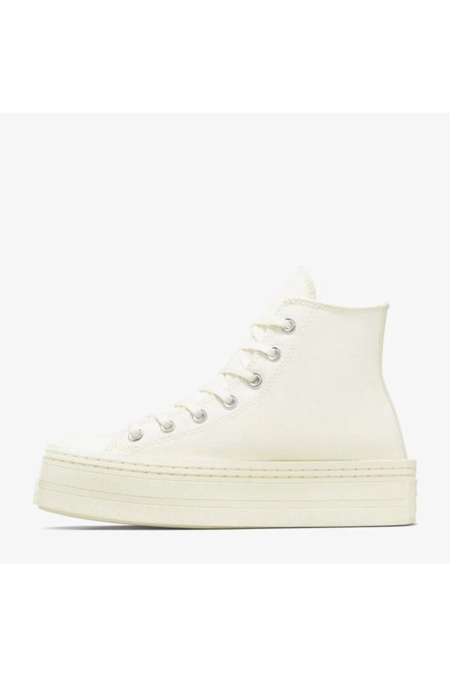 Chuck Taylor All Star Modern Lift Platform Canvas Kadın Sneaker Krem - 36,5
