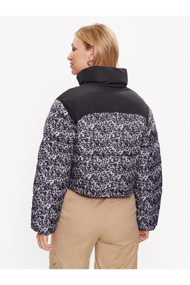 Cropped Aop Puffer