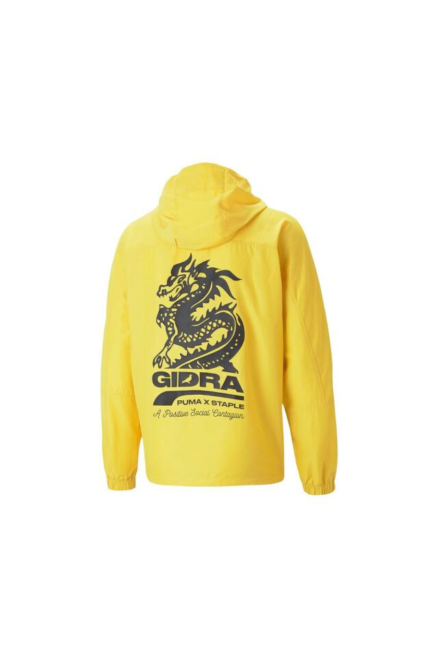 X Staple Anorak Jacket Erkek Suya Dayanıklı Kanguru Ceket 53982655 Sarı