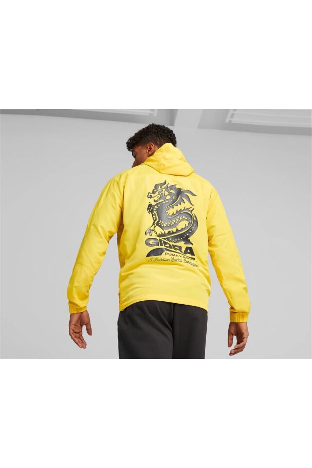 X Staple Anorak Jacket Erkek Suya Dayanıklı Kanguru Ceket 53982655 Sarı