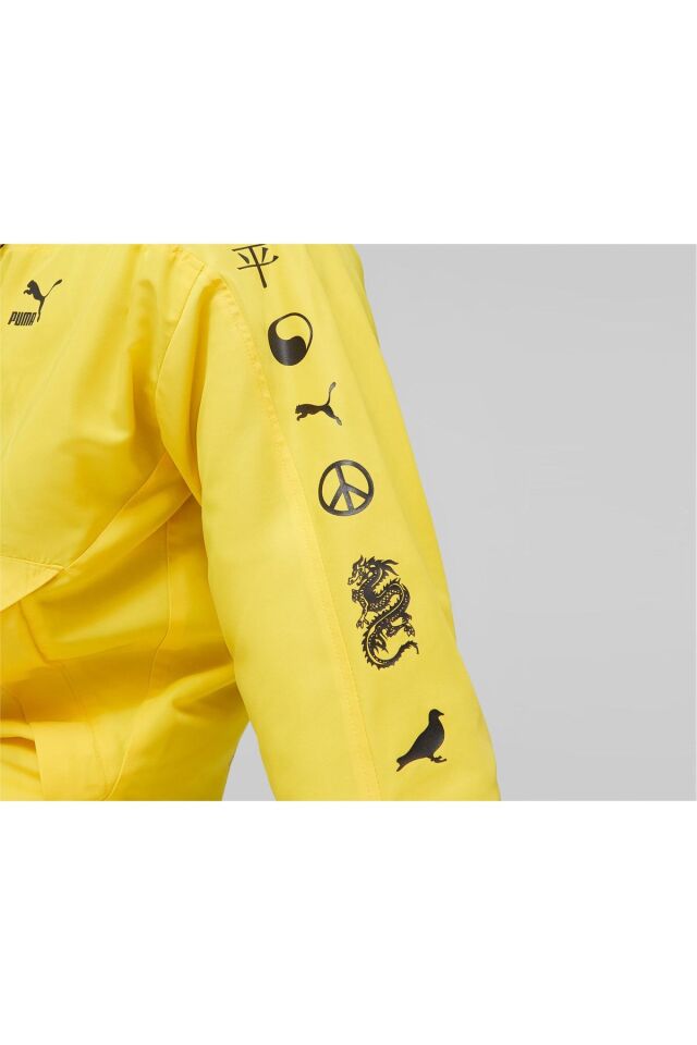 X Staple Anorak Jacket Erkek Suya Dayanıklı Kanguru Ceket 53982655 Sarı