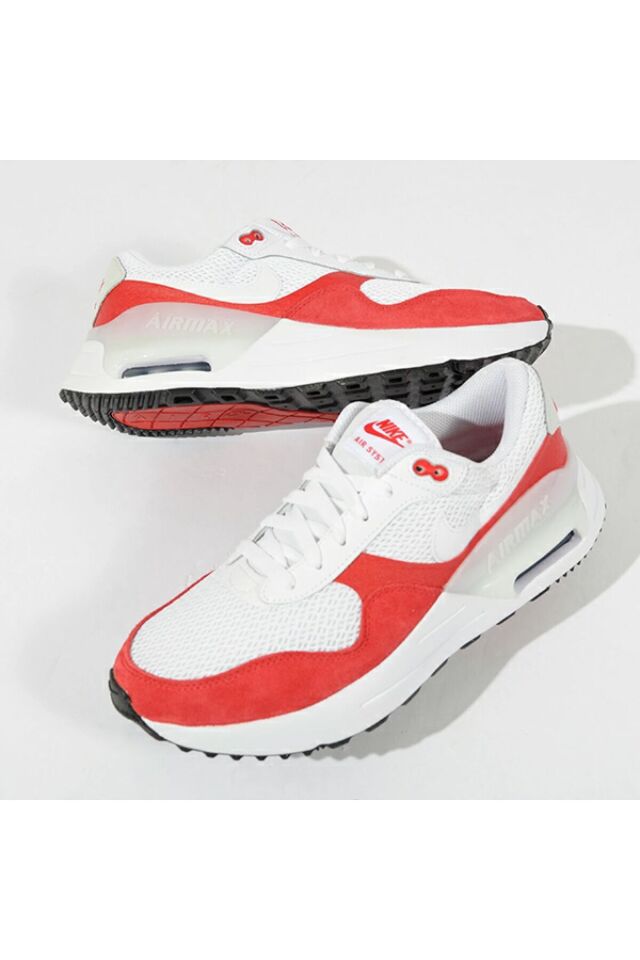 Air Max Systm Erkek Sneaker Ayakkabı CNG-STORE KIRMIZI-BEYAZ - 43