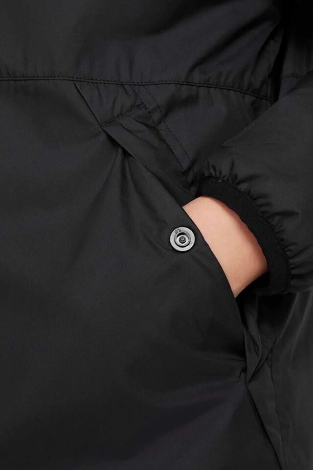 Çocuk Mont Parka Çocuk Mont Cw6158--010-sıyah Siyah - 8-9 Yaş