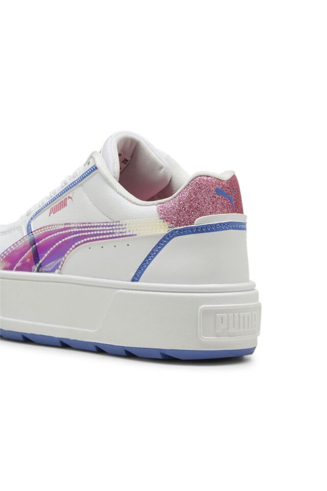 Karmen Rebelle Deep Dive Genç Spor Ayakkabı PUMA White-Fast Pink-Blue Skie - 37,5