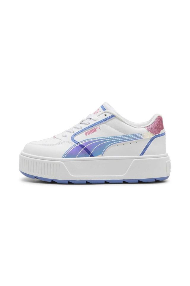 Karmen Rebelle Deep Dive Genç Spor Ayakkabı PUMA White-Fast Pink-Blue Skie - 37,5