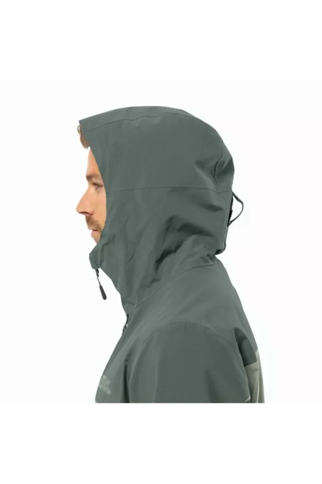 1115892_4137 Weıltal 2l Jkt M Outdoor Yağmurluk Yeşil Yeşil - L