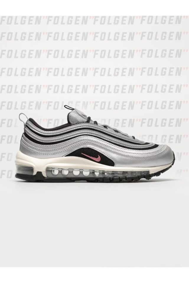 Air Max 97 Toggle Black Silver Pink Kadın Sneaker Günlük Spor Ayakkabı Gri - 38