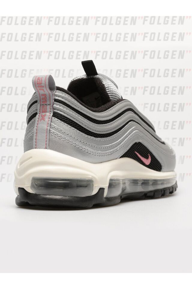 Air Max 97 Toggle Black Silver Pink Kadın Sneaker Günlük Spor Ayakkabı Gri - 38