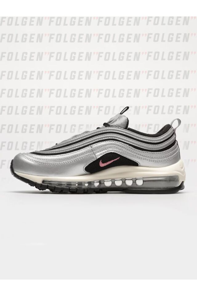 Air Max 97 Toggle Black Silver Pink Kadın Sneaker Günlük Spor Ayakkabı Gri - 36,5