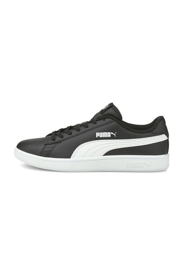 SMASH V2 L Siyah BEYAZ Unisex Deri Sneaker 100323982
