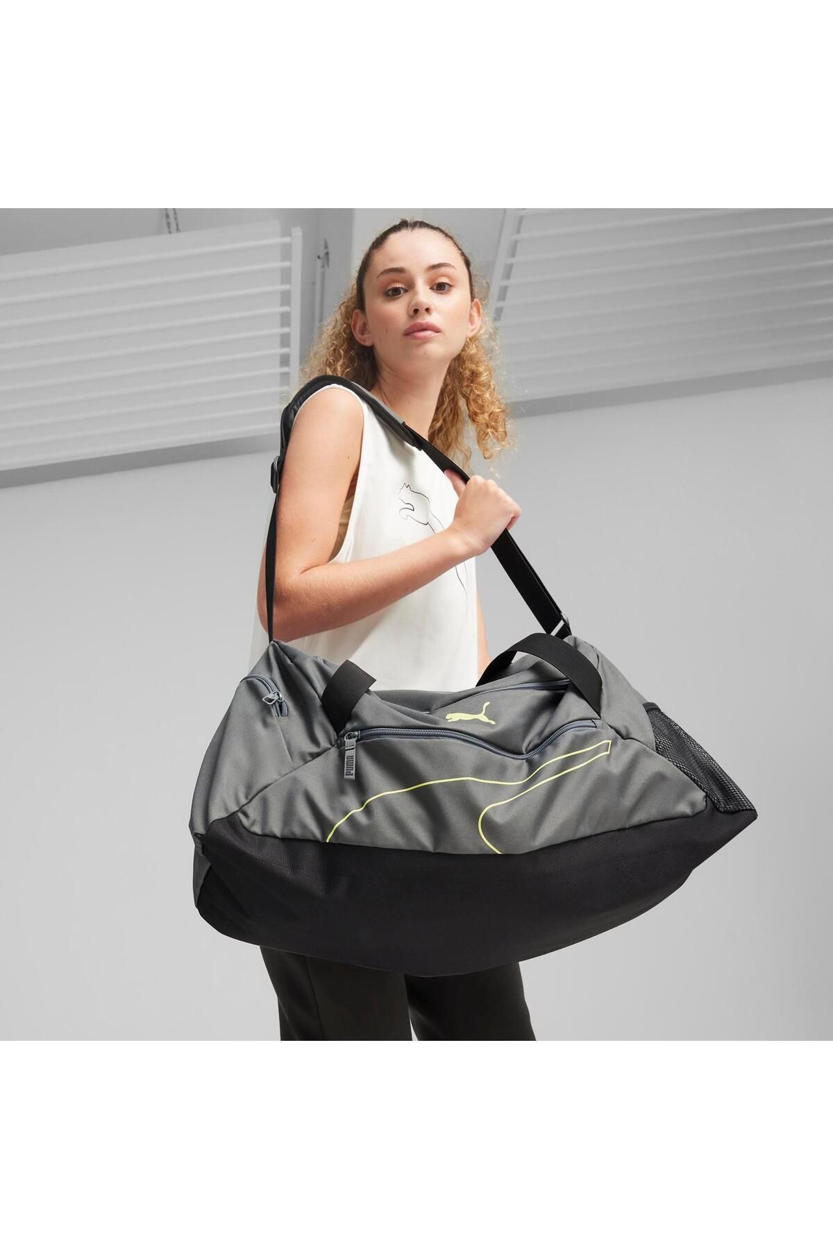 09033302 Fundamentals Sports M Unisex Spor Çanta Gri