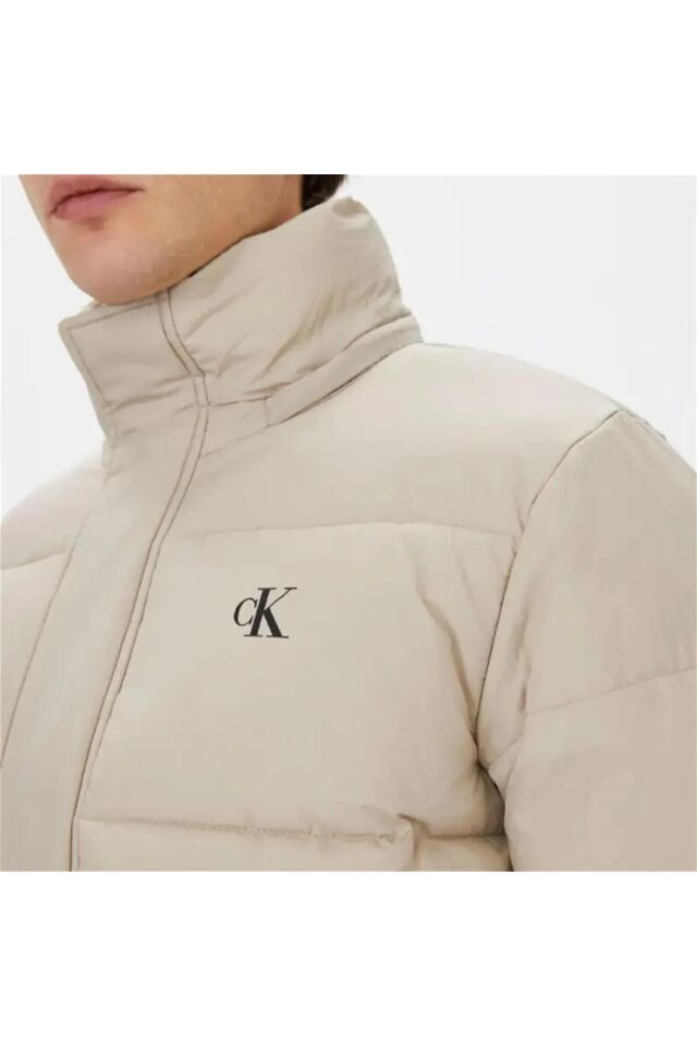 JACKET ESSENTIALS NON DOWN LOGO REGULAR FIT FOR MEN BEJ-KREM - XL