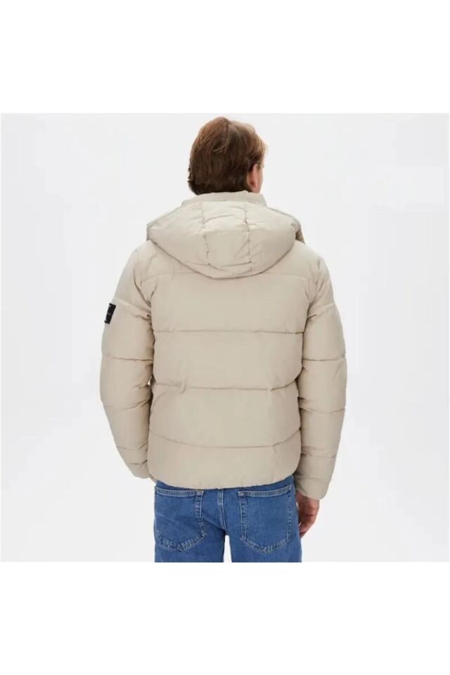 JACKET ESSENTIALS NON DOWN LOGO REGULAR FIT FOR MEN BEJ-KREM - XL