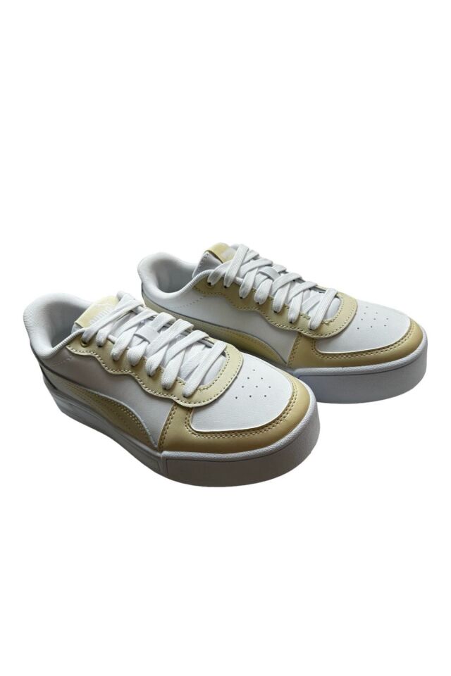 Skye White-Creme Kadın Sneaker Ayakkabı 374764-19 beyaz - 38,5