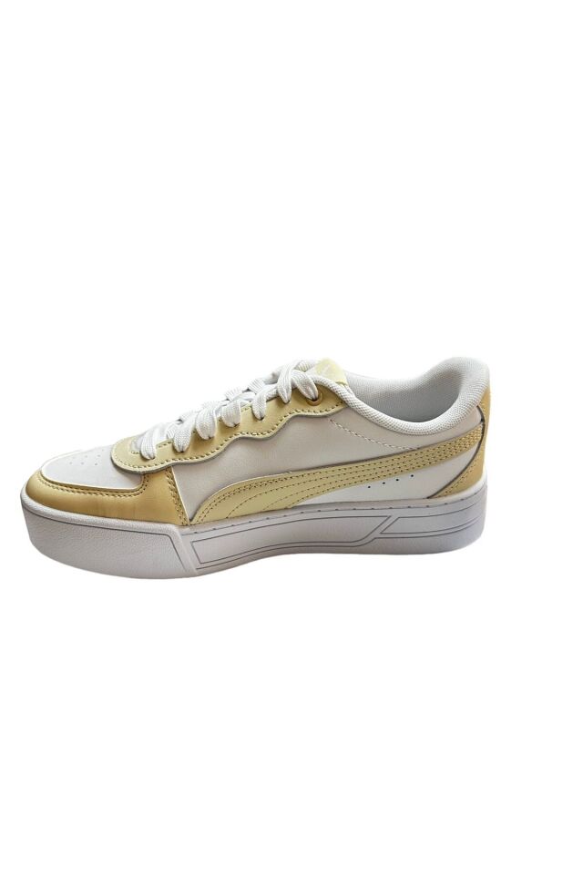 Skye White-Creme Kadın Sneaker Ayakkabı 374764-19 beyaz - 37,5