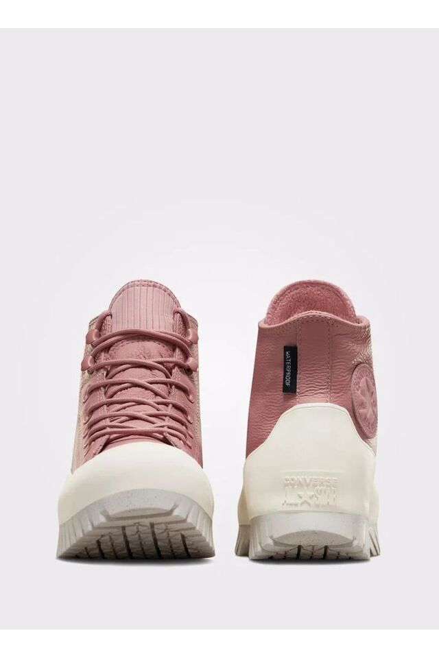 Pembe Kadın Deri Lifestyle Ayakkabı A04635C CHUCK TAYLOR ALL STAR LU Pembe - 37,5