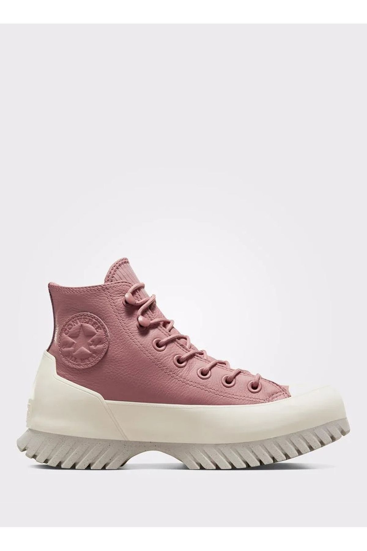 Pembe Kadın Deri Lifestyle Ayakkabı A04635C CHUCK TAYLOR ALL STAR LU Pembe - 37,5