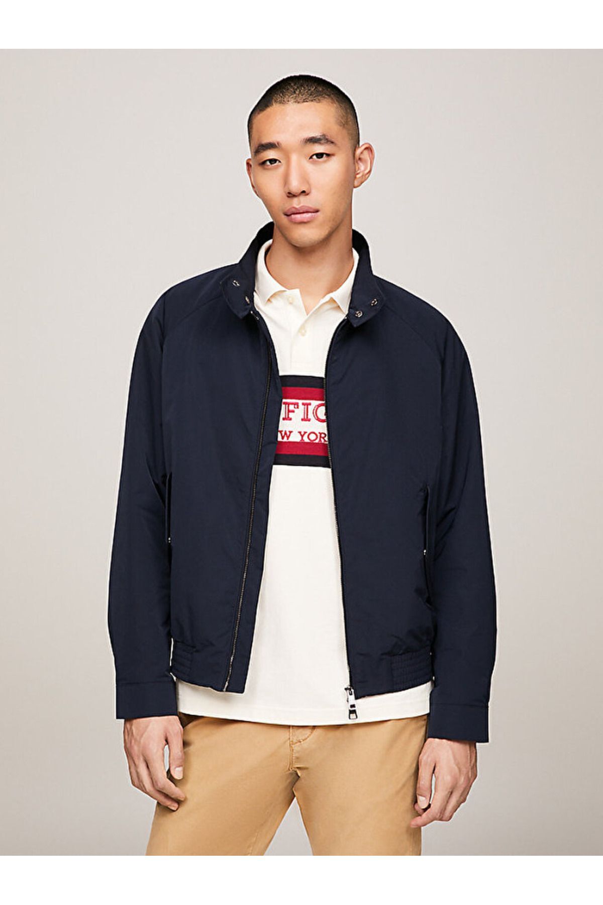 Dc Padded Harrington Bomber Ceket Creek Blue - M